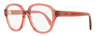 Celine Soft Square Eyeglasses CL50107I 074 Transparent Rose 54mm