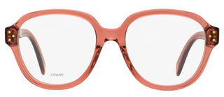 Celine Soft Square Eyeglasses CL50107I 074 Transparent Rose 54mm