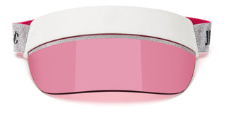 Jimmy Choo Calix Visor VK6 White/Silver/Rose