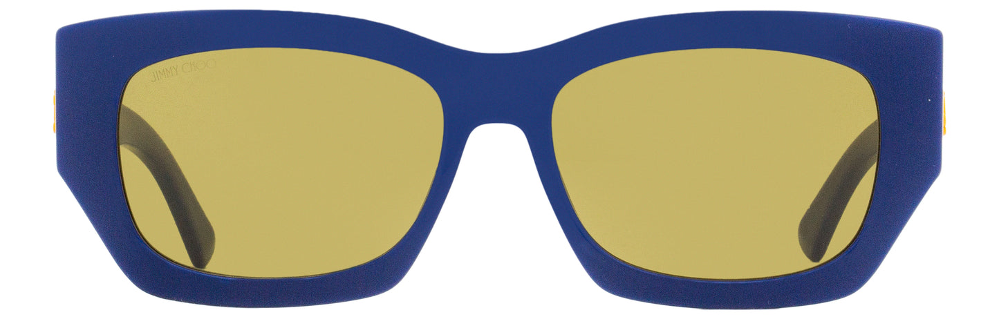 Jimmy Choo Rectangular Sunglasses Cami/S PJP70 Navy Blue 56mm