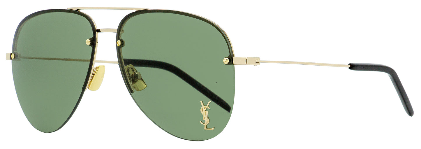 Saint Laurent Pilot Sunglasses Classic 11 M 003 Gold/Black 59mm YSL