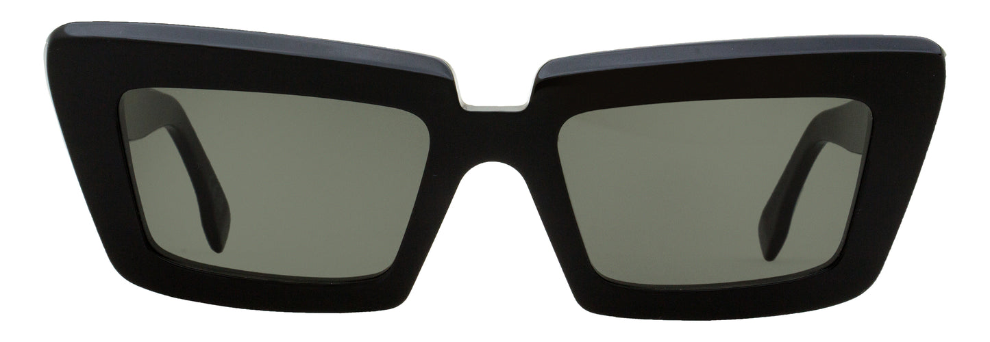 Retrosuperfuture Pointed Sunglasses Coccodrillo 2GS Black 57mm