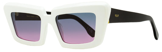 Retrosuperfuture Pointed Sunglasses Coccodrillo ZV5 White/Black 57mm