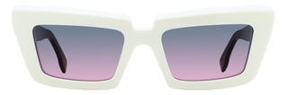 Retrosuperfuture Pointed Sunglasses Coccodrillo ZV5 White/Black 57mm