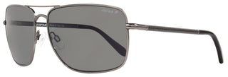 Corsa Rectangular Sunglasses Enzo C06 Gunmetal/Carbon Fiber Polarized
