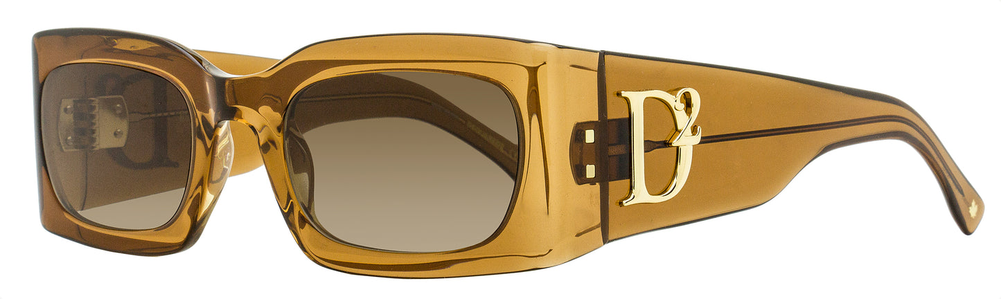Dsquared2 Hype Rectangular Sunglasses D2 0109/S I7QHA Brown-Beige 52mm