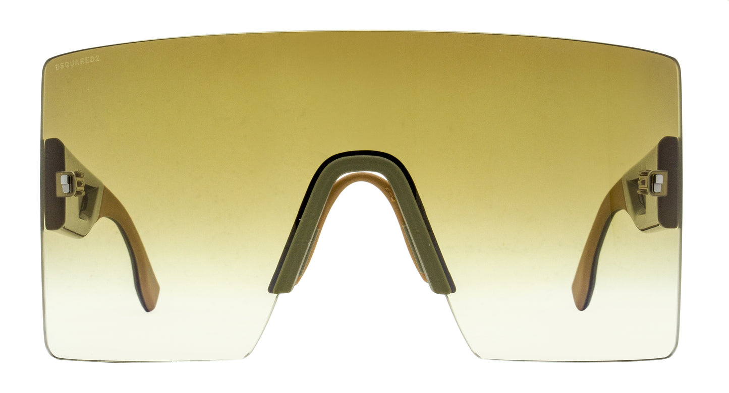 Dsquared2 Hype Shield Sunglasses D2 0126/S XL786 Brown/Green 99mm