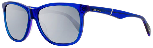 Diesel Rectangular Sunglasses DL0222 92C Blue 57mm 222