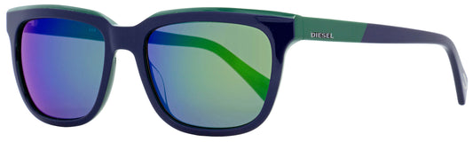 Diesel Rectangular Sunglasses DL0224 92Q Blue/Green 56mm 224