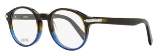 Dior BlackSuitO R1 Eyeglasses DM50009I 056 Havana/Blue 51mm