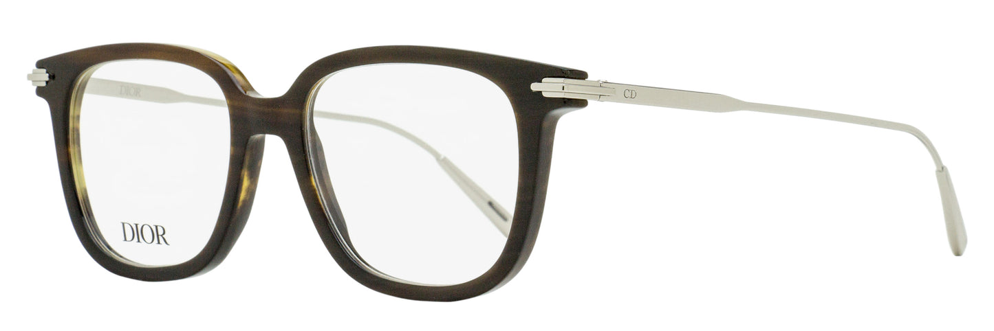 Dior BlackSuitO S9I Eyeglasses DM50042I 062 Real Horn/Silver 52mm