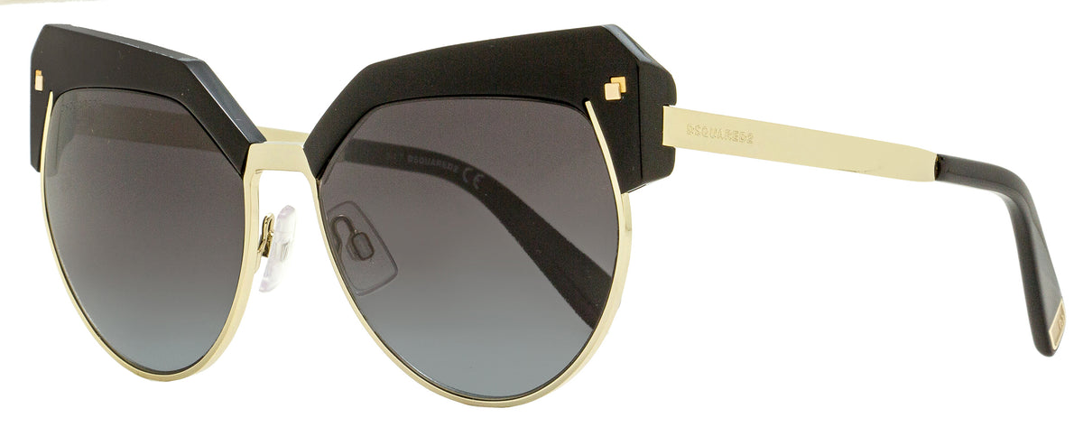 Dsquared2 Khloe Sunglasses DQ0254 01B Black 57mm 254  display picture 2