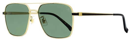 Dunhill Pilot Sunglasses DU0052S 002 Gold/Black 58mm