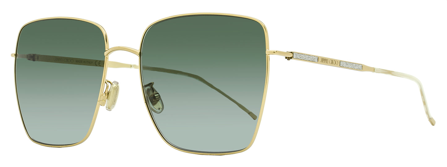 Jimmy Choo Square Sunglasses Dahla F/SK 0009O Gold 59mm