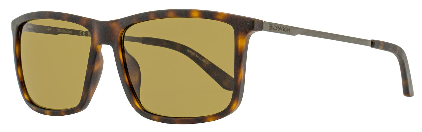 Dragon Damien LL Sunglasses DR107S 242 Matte Tortoise 61mm