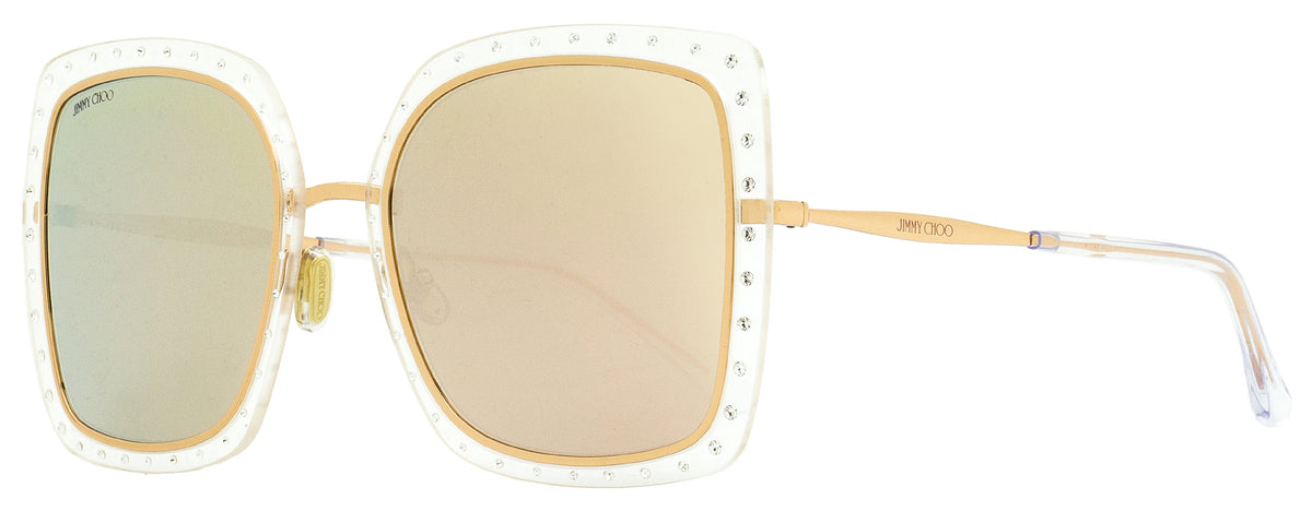 Jimmy Choo sunglasses in gold with crystals JIMMY CHOO 54 MM Crystal Gold Sunglasses AUDREY/S REJ 54 main image 4