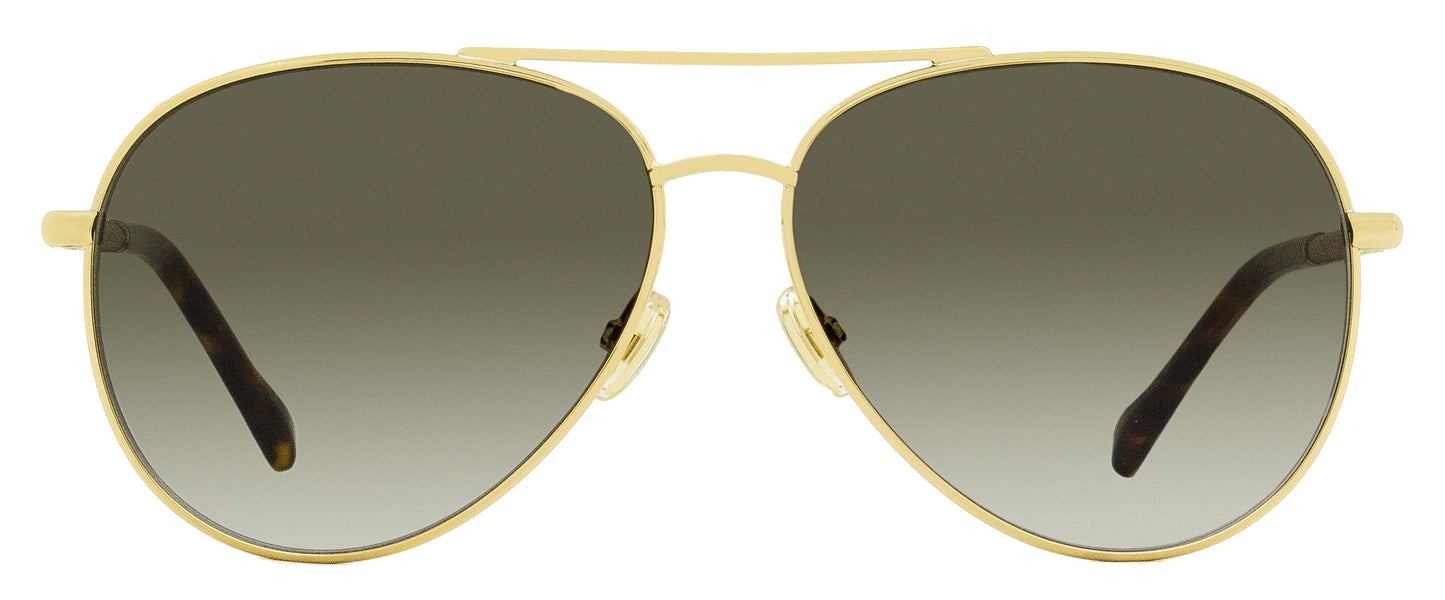 Jimmy Choo Pilot Devan Sunglasses 06JHA Gold/Havana 59mm