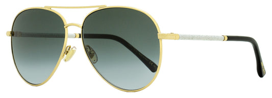 Jimmy Choo Pilot Sunglasses Devan RHL9O Gold/Black 59mm