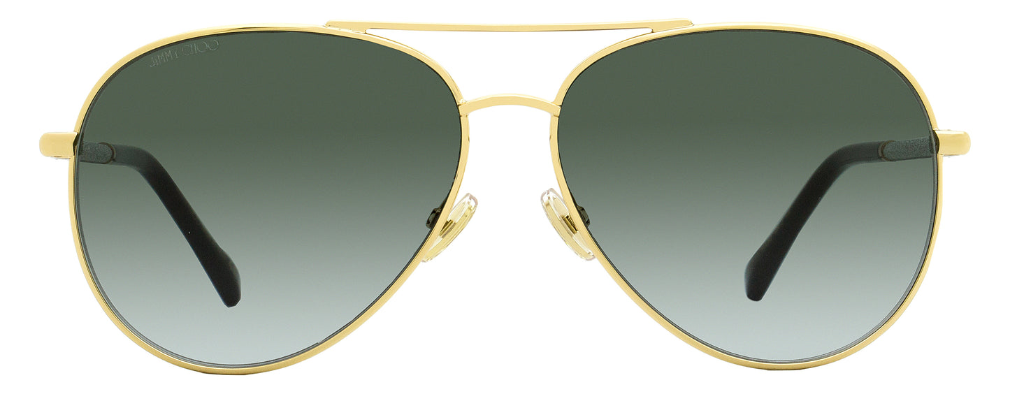 Jimmy Choo Pilot Sunglasses Devan RHL9O Gold/Black 59mm