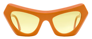 Marni Cat Eye Sunglasses Devil's Pool 7AF Orange 56mm