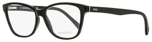 Emilio Pucci Rectangular Eyeglasses EP5024 001 Black 54mm 5024