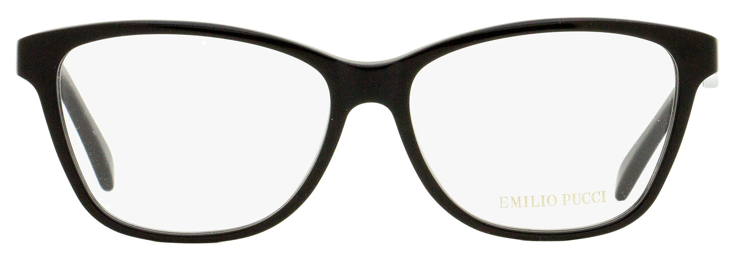 Emilio Pucci Rectangular Eyeglasses EP5024 001 Black 54mm 5024