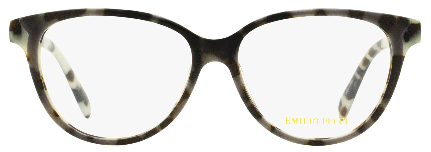 Emilio Pucci Oval Eyeglasses EP5077 020 Gray Havana 53mm 5077