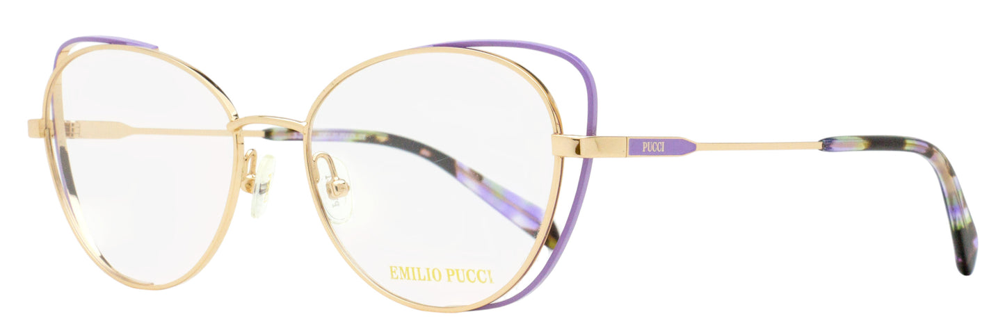 Pucci Floating Oval Eyeglasses EP5141 028 Gold/Violet 54mm