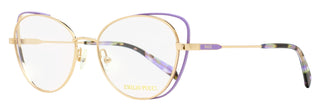 Pucci Floating Oval Eyeglasses EP5141 028 Gold/Violet 54mm