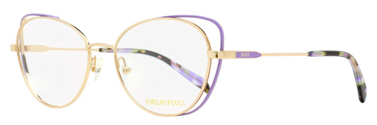 Pucci Floating Oval Eyeglasses EP5141 028 Gold/Violet 54mm