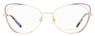 Pucci Floating Oval Eyeglasses EP5141 028 Gold/Violet 54mm