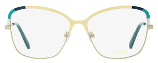 Pucci Color Block Eyeglasses EP5202 024 Palladium/Teal 55mm