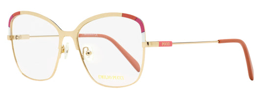 Pucci Color Block Eyeglasses EP5202 028 Gold/Rose 55mm