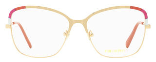 Pucci Color Block Eyeglasses EP5202 028 Gold/Rose 55mm