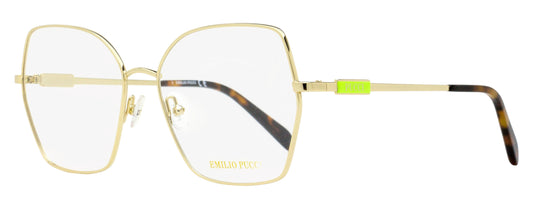 Pucci Geometric Butterfly Eyeglasses EP5213 032 Gold/Havana 56mm