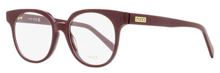 Pucci Retro Pantos Eyeglasses EP5227 069 Maroon 50mm