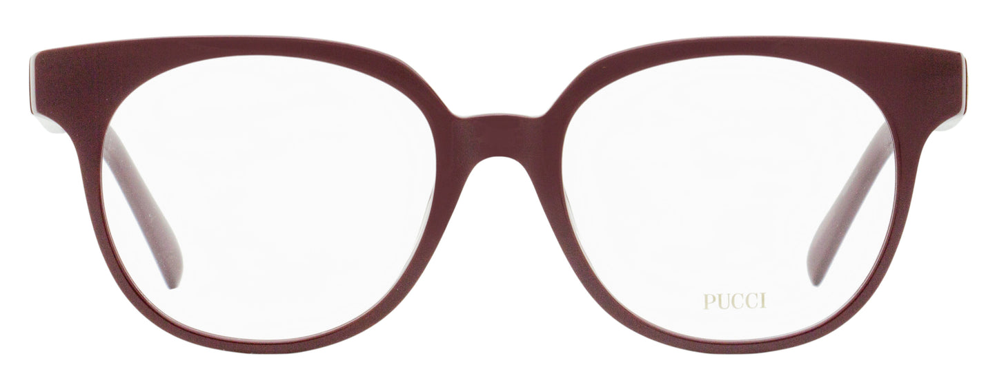 Pucci Retro Pantos Eyeglasses EP5227 069 Maroon 50mm