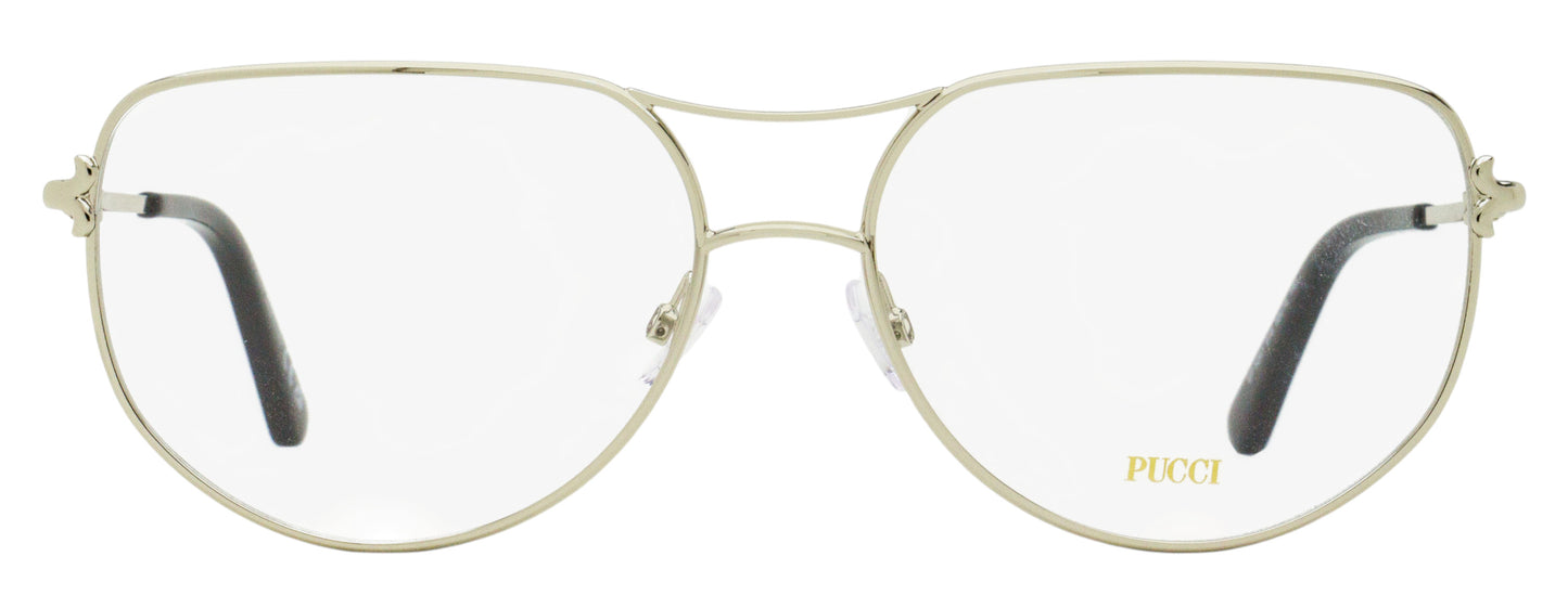 Pucci Clip-On Eyeglasses EP5247 016 Palladium 59mm