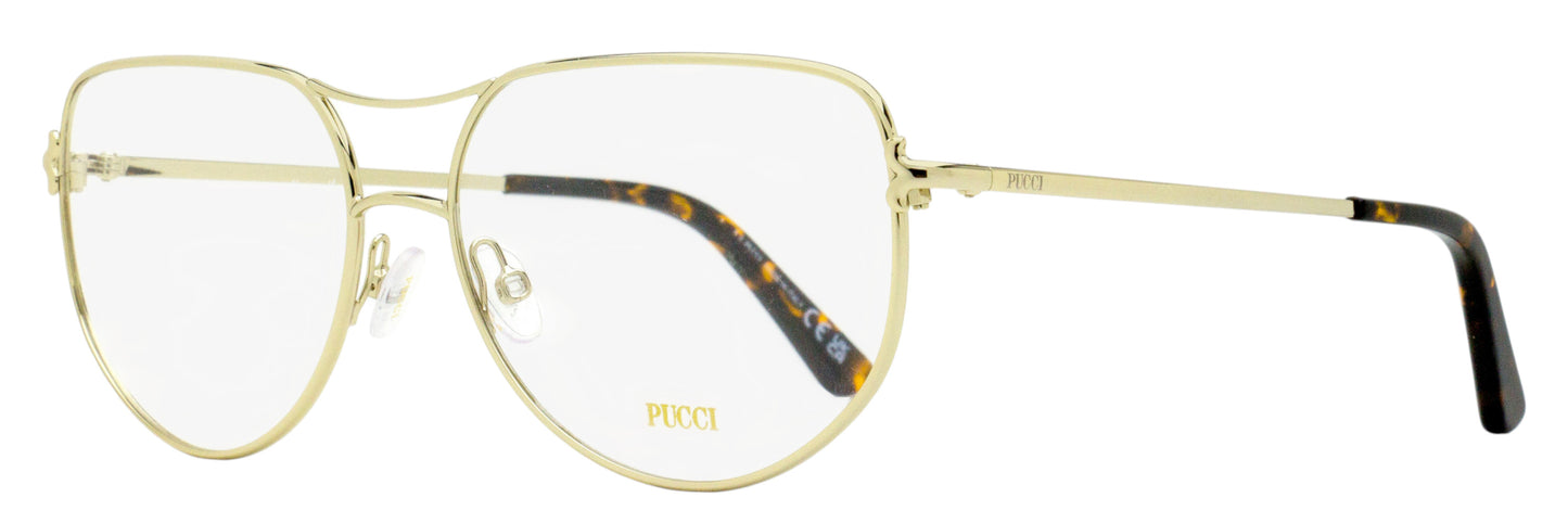 Pucci Clip-On Eyeglasses EP5247 032 Gold 59mm