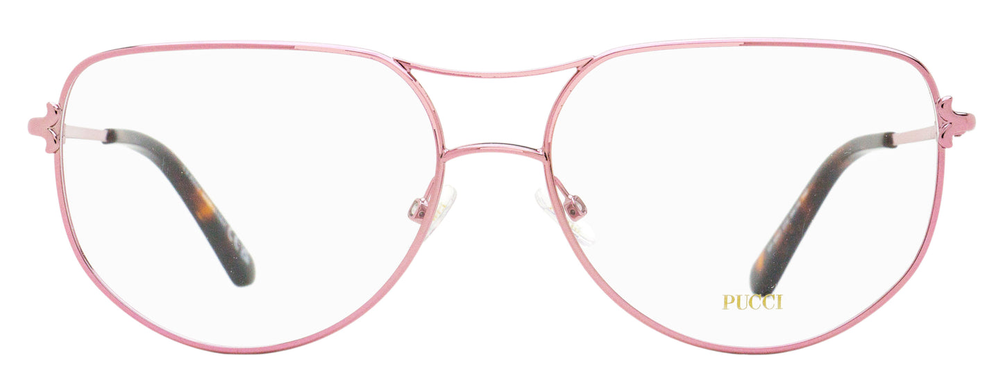 Pucci Clip-On Eyeglasses EP5247 072 Metallic Pink 59mm