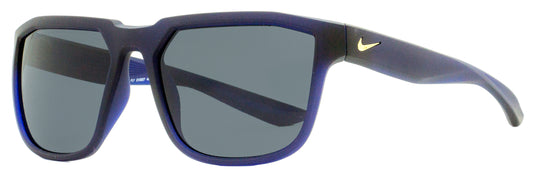 Nike Square Sunglasses Fly EV0927 460 Matte Black/Blue 57mm