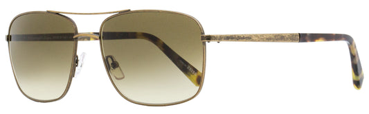 Zegna Rectangular Sunglasses EZ0021 35P Antique Bronze 59mm 21