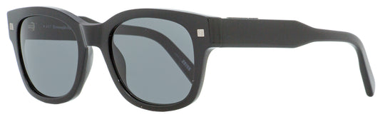 Zegna Rectangular Sunglasses EZ0087 01A Black 52mm 87