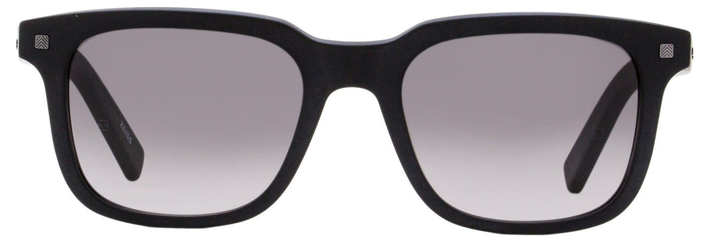 Zegna Rectangular Sunglasses EZ0090 01B Matte Black 51mm 90