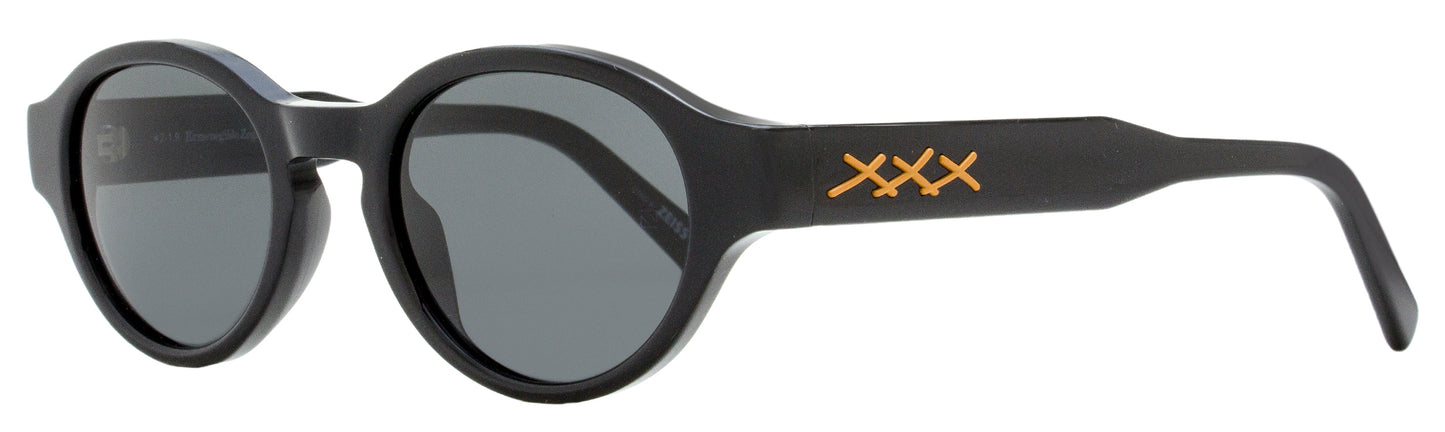 Zegna XXX Sunglasses EZ0131 01A Black 49mm 131