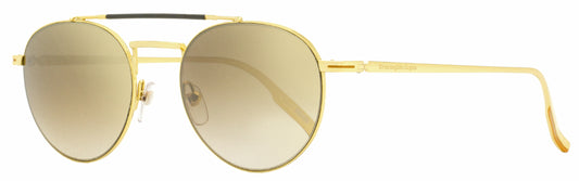 Zegna Oval Sunglasses EZ0140 30G Gold 52mm 140