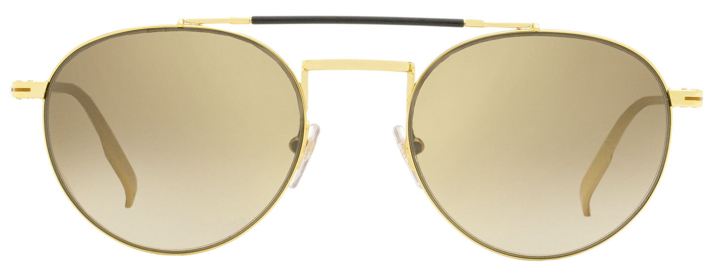 Zegna Oval Sunglasses EZ0140 30G Gold 52mm 140