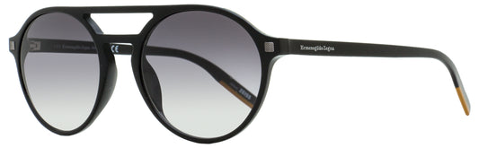 Zegna EZ0180 Round Sunglasses 01B Black 54mm