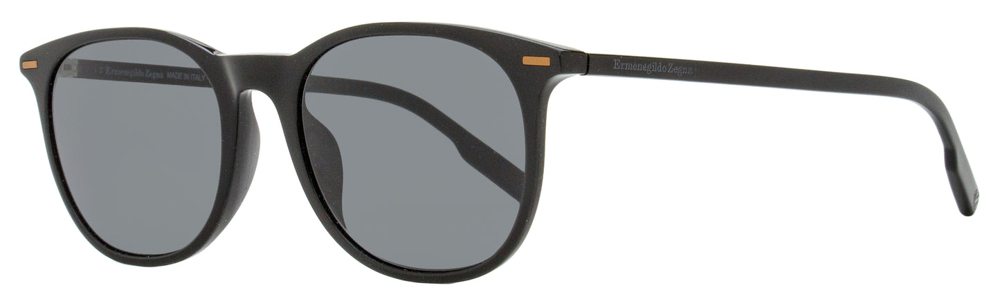 Zegna Leggerissimo Sunglasses EZ0203 01A Black  53mm