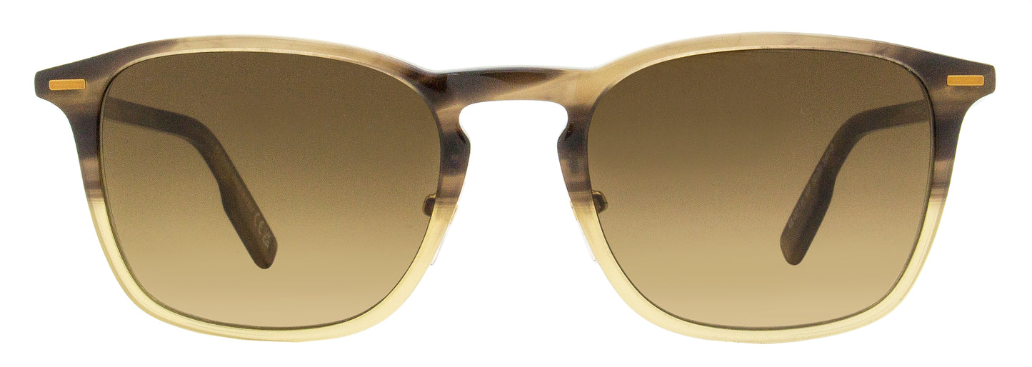 Zegna Leggerissimo Sunglasses EZ0211-H 48F Brown-Opal Melange 52mm